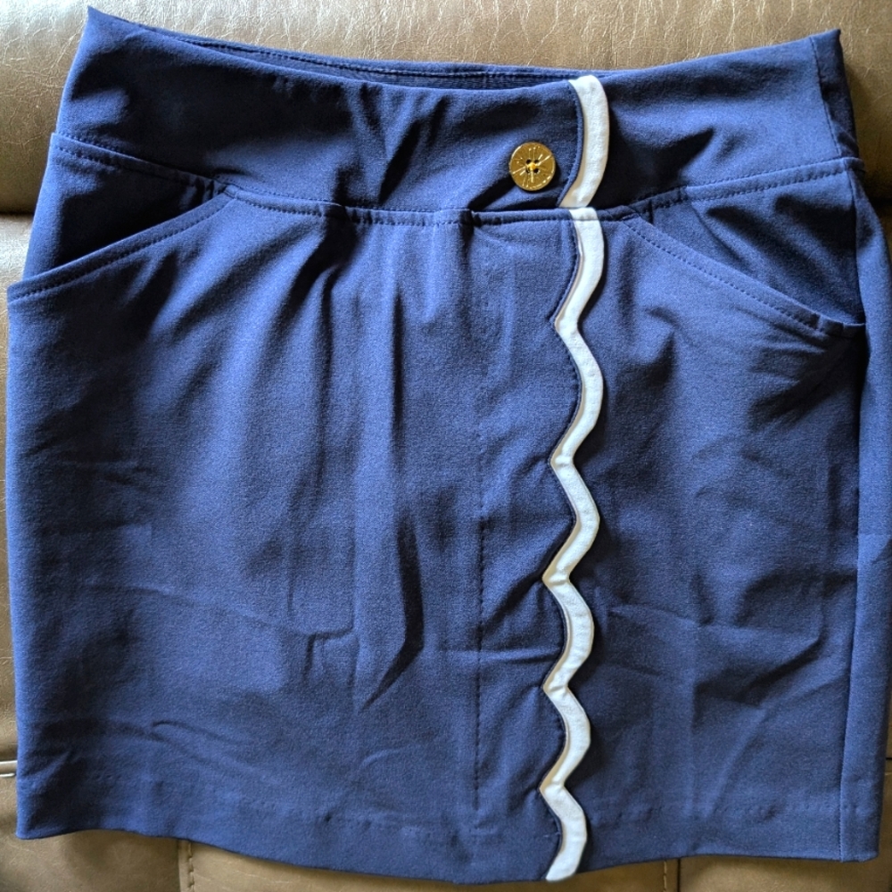 Lilly Pulitzer navy skort